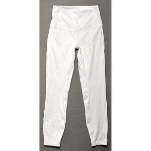 Lululemon‎ Align Leggings Pants 22x24 White Pilates Yoga Performance Gym Comfort